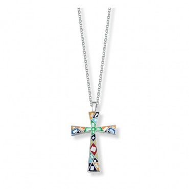 Church sagrada cross pendant