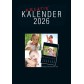 1x FOTOKALENDER BASTELKALENDER KREATIVKALENDER A4 2026 bis 18x18 cm