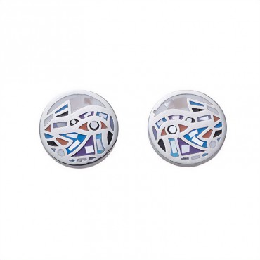 Eye pin earrings