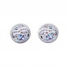 Eye pin earrings