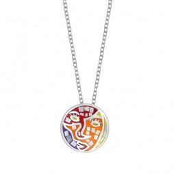 Spiral woman small pendant
