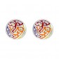 Spiral woman pin earrings