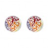 Spiral woman pin earrings