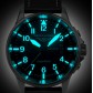 Bauhaus Aviation Tornado Herrenuhr Automatik 27602 mit Datum und Lederarmband