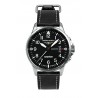 Bauhaus Aviation Tornado Herrenuhr Automatik 27602 mit Datum und Lederarmband