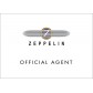 Zeppelin Herrenuhr Automatik 76641 mit offenem Herz und Lederarmband