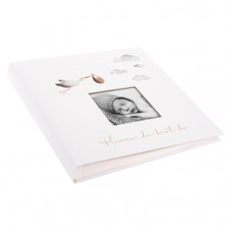 Goldbuch 15474 Babyalbum Hurra - Du bist da! , 30x31 cm 60 Seiten mit 4 illustrierte Seiten