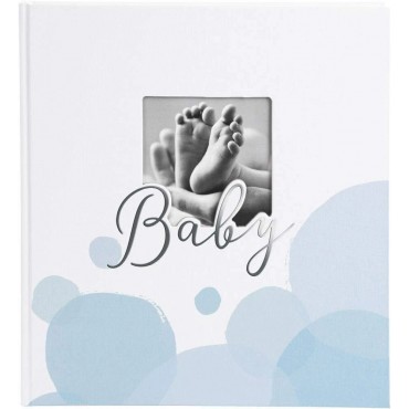 Goldbuch 15193 Babyalbum Baby Bubbles blue ! , 30x31 cm 60 Seiten mit 4 illustrierte Seiten