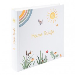 Goldbuch Taufalbum Fotoalbum voller Wunder - Wiese 25x25 cm , 60 weiße Seiten 24255