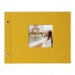 Goldbuch Schraubalbum Bella Vista senf * 26720 30x25 cm , 40 schwarze Seiten