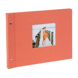 Goldbuch Schraubalbum Bella Vista lachs * 26780 30x25 cm , 40 schwarze Seiten