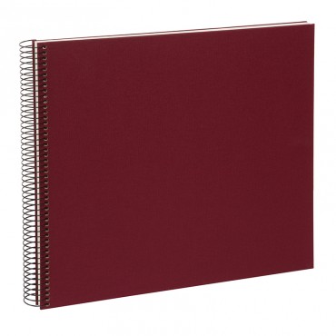 Goldbuch 25666 Spiralalbum Bella Vista bordeaux 35x30 cm weiße Seiten