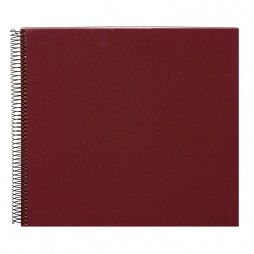 Goldbuch 25666 Spiralalbum Bella Vista bordeaux 35x30 cm weiße Seiten
