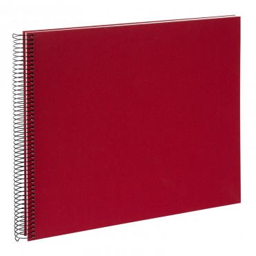 Goldbuch 25373 Spiralalbum Bella Vista rot 35x30 cm weiße Seiten