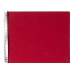 Goldbuch 25373 Spiralalbum Bella Vista rot 35x30 cm weiße Seiten
