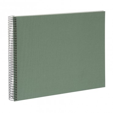 Goldbuch 25309 Spiralalbum Bella Vista artischocke 35x30 cm weiße Seiten