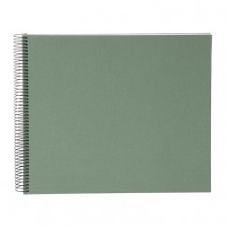 Goldbuch 25309 Spiralalbum Bella Vista artischocke 35x30 cm weiße Seiten