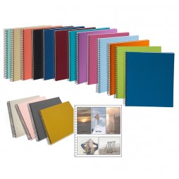 Goldbuch 25969 Spiralalbum Bella Vista electric fuchsia 35x30 cm weiße Seiten