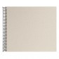Goldbuch 25323 Spiralalbum Bella Vista sandgrau 35x30 cm weiße Seiten