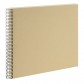 Goldbuch 25606 Spiralalbum Bella Vista beige 35x30 cm weiße Seiten