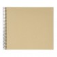 Goldbuch 25606 Spiralalbum Bella Vista beige 35x30 cm weiße Seiten