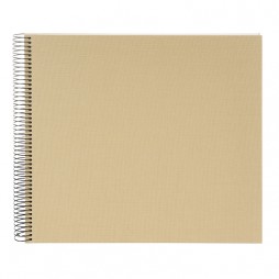 Goldbuch 25606 Spiralalbum Bella Vista beige 35x30 cm weiße Seiten