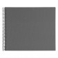 Goldbuch 25325 Spiralalbum Bella Vista grau 35x30 cm weiße Seiten