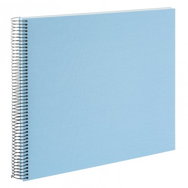 Goldbuch 25829 Spiralalbum Bella Vista himmelblau 35x30 cm weiße Seiten