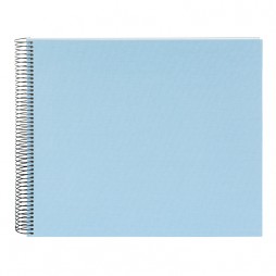 Goldbuch 25829 Spiralalbum Bella Vista himmelblau 35x30 cm weiße Seiten