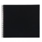 Goldbuch 25377 Spiralalbum Bella Vista schwarz 35x30 cm weiße Seiten