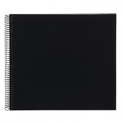 Goldbuch 25377 Spiralalbum Bella Vista schwarz 35x30 cm weiße Seiten