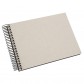 Goldbuch 20923 Spiralalbum Bella Vista sandgrau 23x17 cm , 40 schwarze Seiten