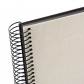 Goldbuch 20923 Spiralalbum Bella Vista sandgrau 23x17 cm , 40 schwarze Seiten