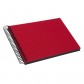 Goldbuch 20993 Spiralalbum Bella Vista rot 23x17 cm , 40 schwarze Seiten