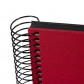 Goldbuch 20993 Spiralalbum Bella Vista rot 23x17 cm , 40 schwarze Seiten