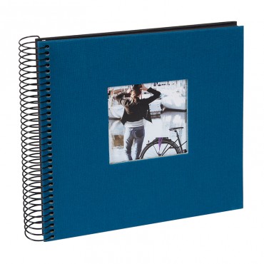 Goldbuch 12730 Spiralalbum Bella Vista petrol 20x20 cm schwarze Seiten