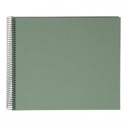 Goldbuch 25909 Spiralalbum Bella Vista artischocke 35x30 cm schwarze Seiten