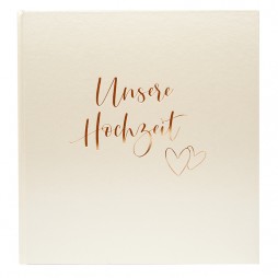 Goldbuch 08174 Hochzeitsalbum Unsere Hochzeit , 31x30 cm , 60 Seiten Album