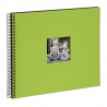 Goldbuch 25976 Spiralalbum Bella Vista grün 30x34 cm , 40 schwarze Seiten