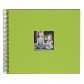 Goldbuch 25976 Spiralalbum Bella Vista grün 30x34 cm , 40 schwarze Seiten
