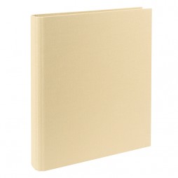 Goldbuch Foto Ringbuch Leinen hellgrau - für die flexible Aufbewahrung