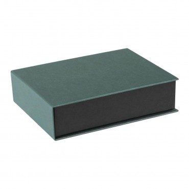 Goldbuch Aufbewahrungsbox Hanf-Papeterie Midnight Green 24x17,5x6,5 cm
