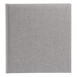 Goldbuch 31605 Fotoalbum Leinen Summertime grau 31x30 cm, 100 weiße Seiten