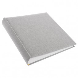 Goldbuch 31605 Fotoalbum Leinen Summertime grau 31x30 cm, 100 weiße Seiten