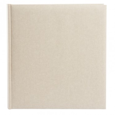 Goldbuch 31605 Fotoalbum Leinen Summertime beige 31x30 cm, 100 weiße Seiten