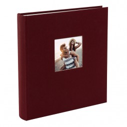 Goldbuch 27892 Fotoalbum Bella Vista bordeaux 30x31cm, 60 weiße Seiten