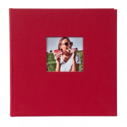 Goldbuch 27890 Fotoalbum Bella Vista rot 30x31 cm , 60 weiße Seiten