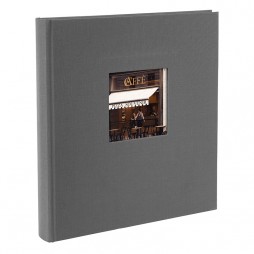 Goldbuch 27725 Fotoalbum Bella Vista grau 30x31cm, 60 weiße Seiten