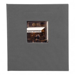 Goldbuch 27725 Fotoalbum Bella Vista grau 30x31cm, 60 weiße Seiten