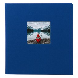 Goldbuch 27895 Fotoalbum Bella Vista blau 30x31cm, 60 weiße Seiten